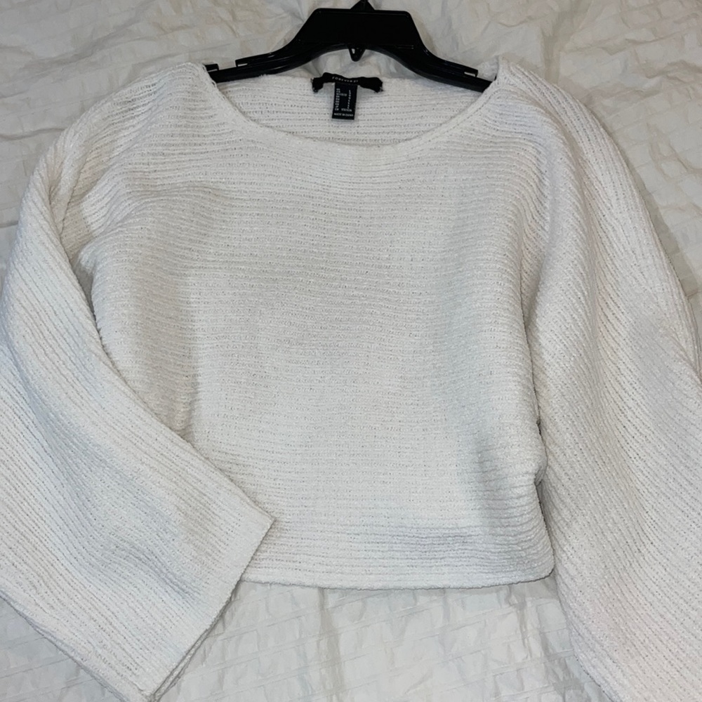 Forever 21 white soft sweater
